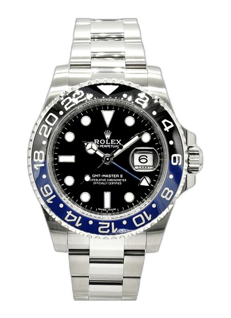 rolex gmt batman specs|Rolex Batman discontinued.